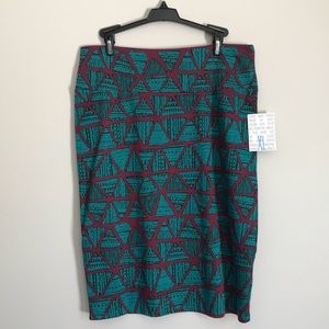 Xl Lularoe Cassie Skirt